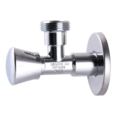 Кран приборний кутовий вентильный ARCO 1/2&Prime;х 3/4(+3/8&Prime;) ZENIT Z0915 REGULA