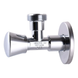 Кран приборний кутовий вентильный ARCO 1/2&Prime;х 3/4(+3/8&Prime;) ZENIT Z0915 REGULA