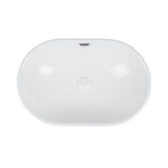 Раковина Qtap Leo 590x400x170 White з донним клапаном QT11114028W