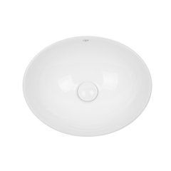 Раковина-чаша Qtap Dove 410x335x145 White з донним клапаном QT06113078W