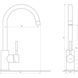 Змішувач для кухні Globus Lux LAZER GLLR-0203S-11-GRAPHITE