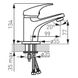 Змішувач для умивальника FERRO ONE BFO2 Хром