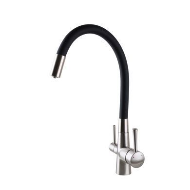 Змішувач для кухні під осмос Globus Lux LAZER GLLR-0903-8-STSTEEL
