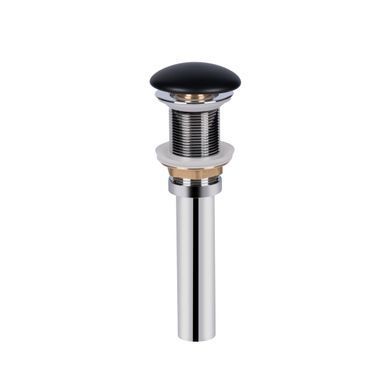 Раковина-чаша Qtap Robin 610х400х145 Matt black з донним клапаном QT132143PMBMB