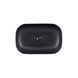 Раковина-чаша Qtap Robin 610х400х145 Matt black з донним клапаном QT132143PMBMB