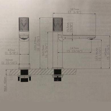 Змішувач для раковини Qtap Brno 1067103C