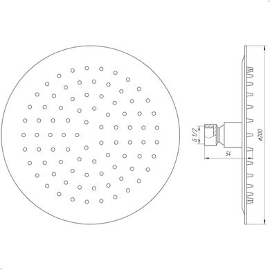 Душова лійка Globus Lux STS-0200