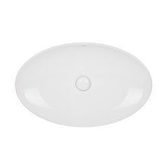 Раковина-чаша Qtap Dove 680х420х120 White з донним клапаном QT0611K160W