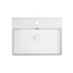 Раковина Qtap Nando LT 600х440х130 White з донним клапаном QT12112173W