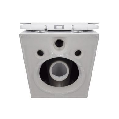 Унітаз підвісний Qtap Jay безобідковий з сідінням Soft-close QT07335176W