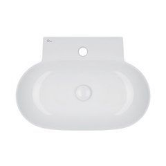 Раковина Qtap Cardinal 565х400х130 White з донним клапаном QT0411K177W