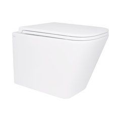 Унітаз підвісний Qtap Tern безобідковий з сідінням Soft-close QT1733052ERW