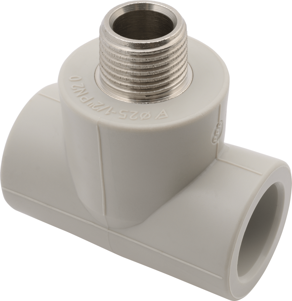 FV Plast PPR Трійник 20x1/2 зовнішня різьба