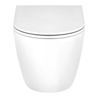Унітаз підвісний Qtap Scorpio безобідковий з сидінням Soft-close QT1433053ERW