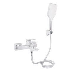 Змішувач для ванни Qtap Arvin з душовим гарнітуром QTARV259CRM48640 Chrome