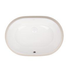 Раковина Qtap Stork 560x395x195 White з донним клапаном QT15116030W