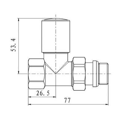 Комплект приладових кранів Raftec RV-7012 1/2'х1/2'